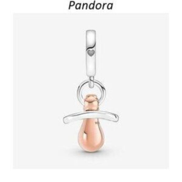 Authentic Pandora Baby Pacifier Dangle Charm - Picture 2 of 5